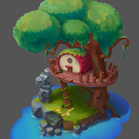 Домик лесного отшельника 