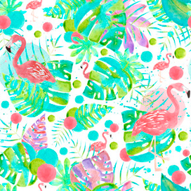 Паттерн Тропический дождь