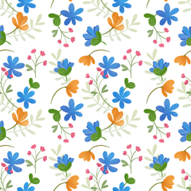 Цветочный паттерн