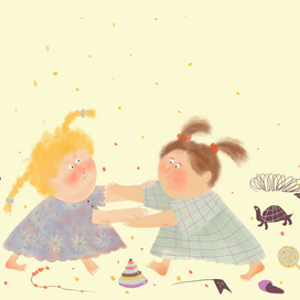 Иллюстрации к книге Маши Рупасовой  "Извините, каша дома?"