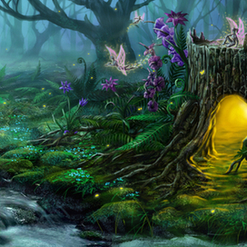 локация " Волшебный лес"