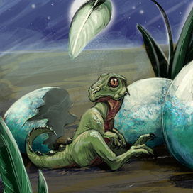 Маленький динозаврик