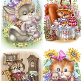 Открытки со зверушками