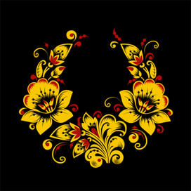 Русская народная Хохломская роспись