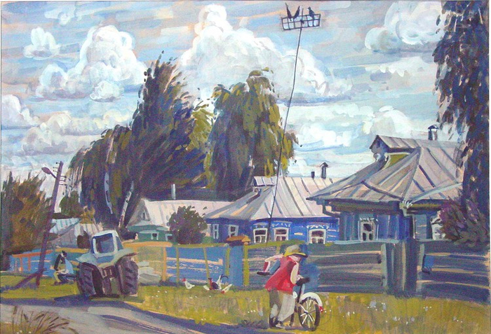 улочка в деревне