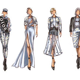 Фэшн иллюстрация