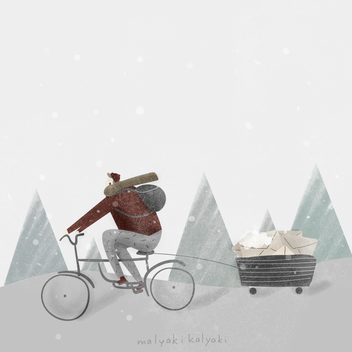 зимний почтальон