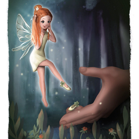 Иллюстрация к сказке "Веселый сапожник"