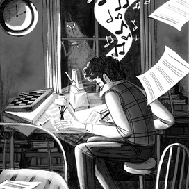 К рассказу А. Лапшина "Музыкальные Шахматы"