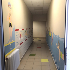 Роспись "Юные пловцы" 