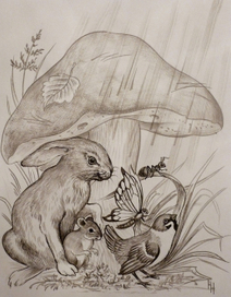 "Под грибом" (вариант)