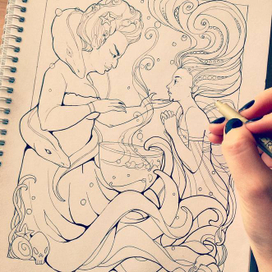 Русалочка (иллюстрация-5)