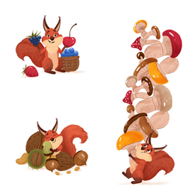 «Ёжик и снежная зима» Для издательство Clever