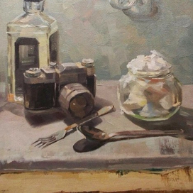 Натюрморт с лампачкой