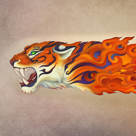 Красный тигр