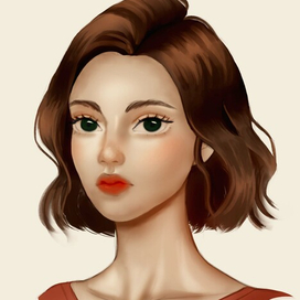 Практика рисования портрета