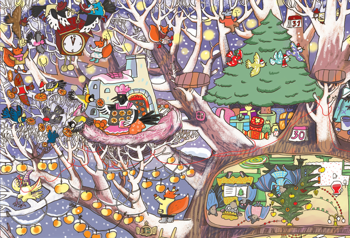  Адвент-календарь «Как Дед Мороз шапку искал» фрагмент