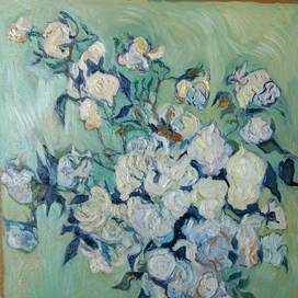 копия Ван Гога - Белые розы