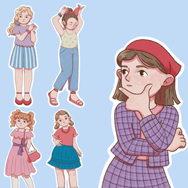 Персонажи для настольной игры "3 к 1"