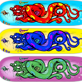 3 варианта скейт принтов