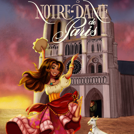 Обложка книги "Собор Парижской Богоматери" 