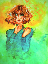 Девушка-Пламень.