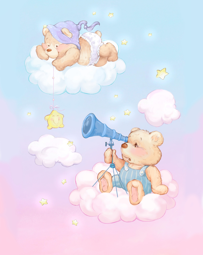 Мишка-звездочет