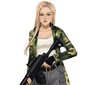 Девушка с оружием