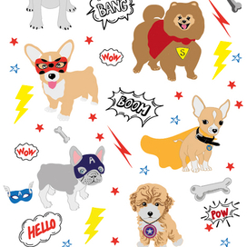 Стикеры "Щенки супергерои"