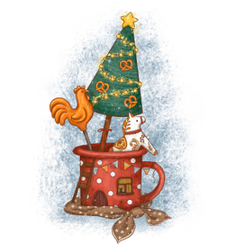 Зимняя иллюстрация