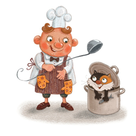 Поварёнок и кот