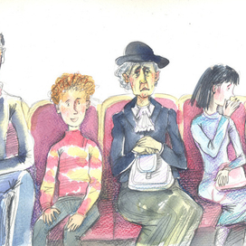 Зрители в театре