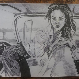 Девушка в авто