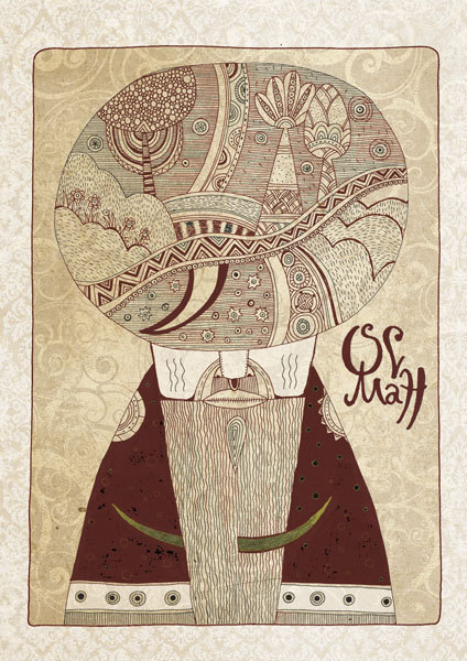 Илл. к роману О. Памука "Меня зовут красный". Я - Осман.