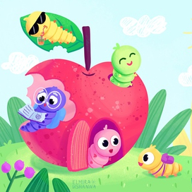 Домик гусениц 