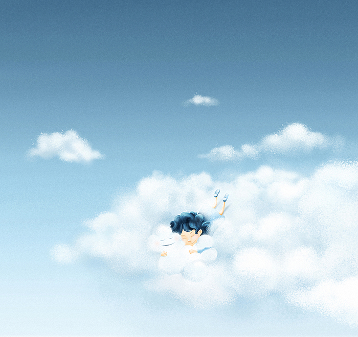 Летели облака, летели далеко.