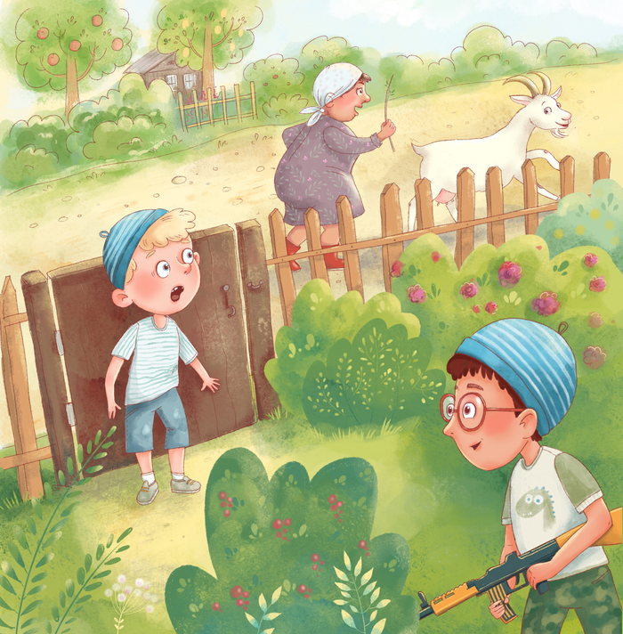 Лето в деревне