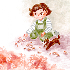 Маленькая Ханна и ее вишневое дерево