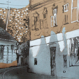 лист из "Сербского альбома" 2013, 30х40