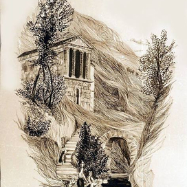 крутой спуск