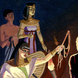 Возле храма (Георг Эберс "Уарда")