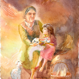 Иллюстрация к книге "Любовь в воспоминаниях"