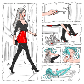 Комикс о милых девушках)