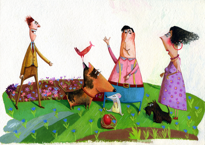 КриблиКраблиБум. Прогулка с Рубинкой.