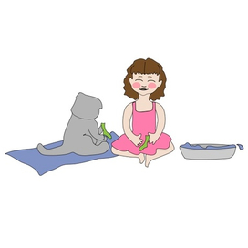 стирка с котом