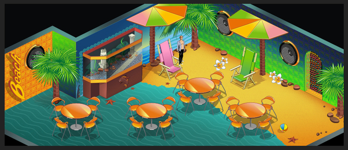 Cafe "Beach"