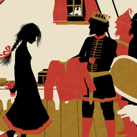  Иллюстрация к русской народной сказке "Василиса Прекрасная"