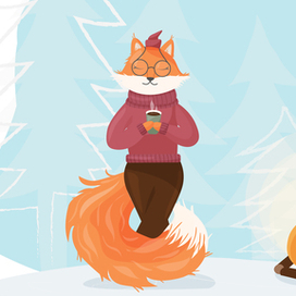 Сказочная лиса.