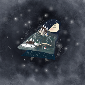 Девушка в плаще