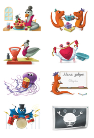 "Удивительная история," иллюстрации